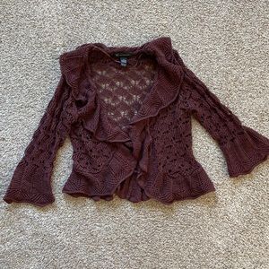 INC Beautiful 3/4 Bell Sleeved Womens Sweater Size Small